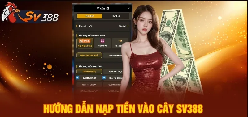 Hướng dẫn nạp tiền SV388 chi tiết từng bước