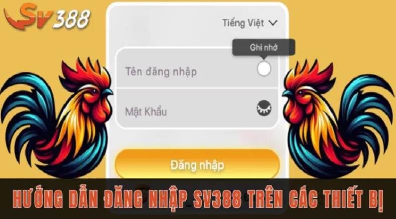 Đăng nhập trên điện thoại di động